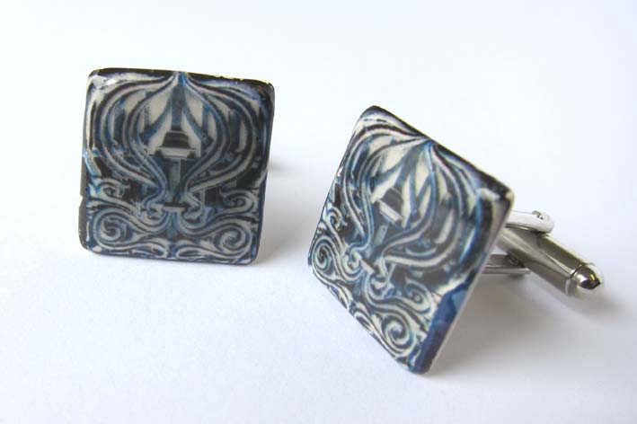 Manchester Sir John Rylands Library cufflinks